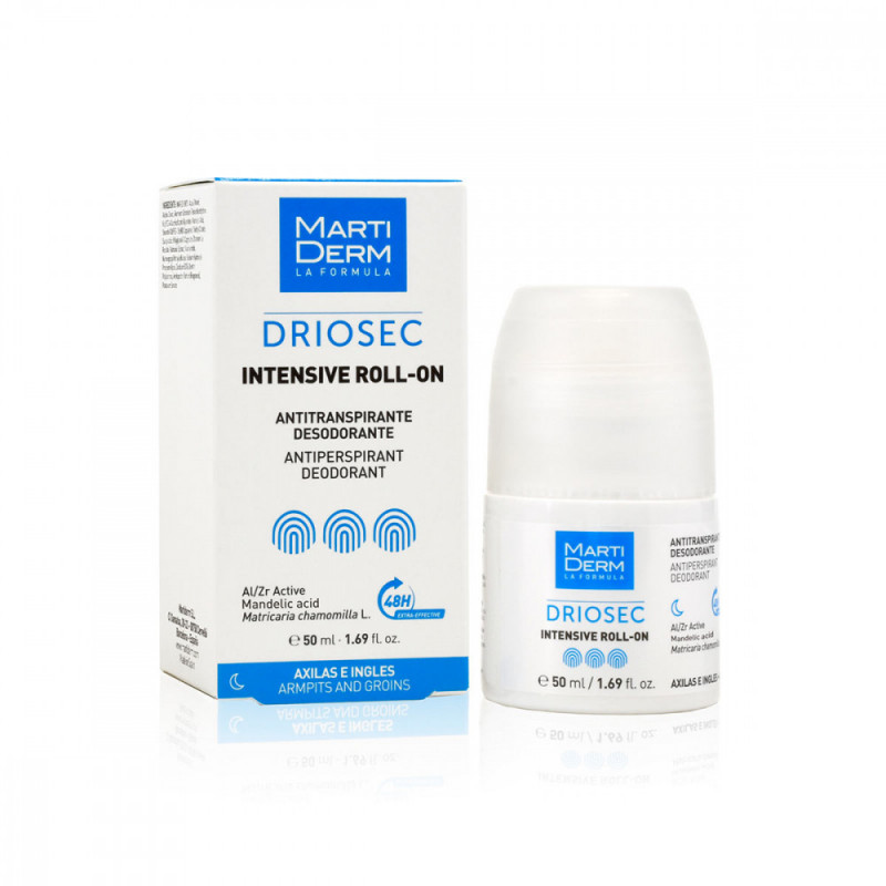 Martiderm driosec intensiva desodorizante roll-on 50ml